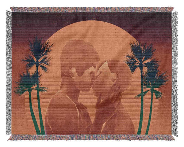 The Sunset Kiss Paradise Woven Blanket