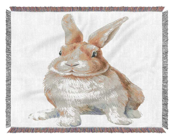 The Cute Little Rabbit Woven Blanket