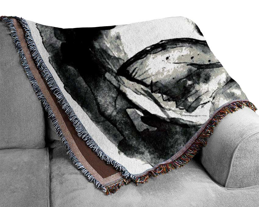 The Butterfly Mouth Woven Blanket