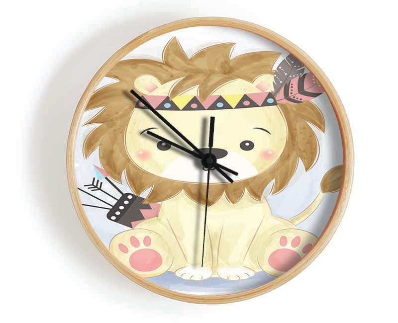 The Little Lion Archer Clock - Wallart-Direct UK