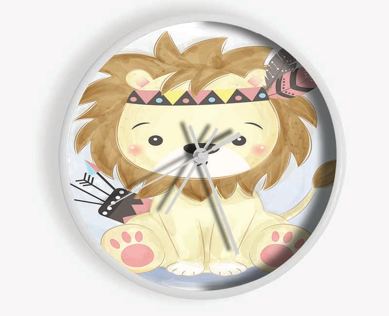 The Little Lion Archer Clock - Wallart-Direct UK