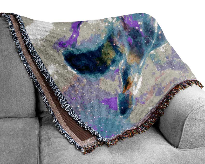 The Space Wolf Woven Blanket