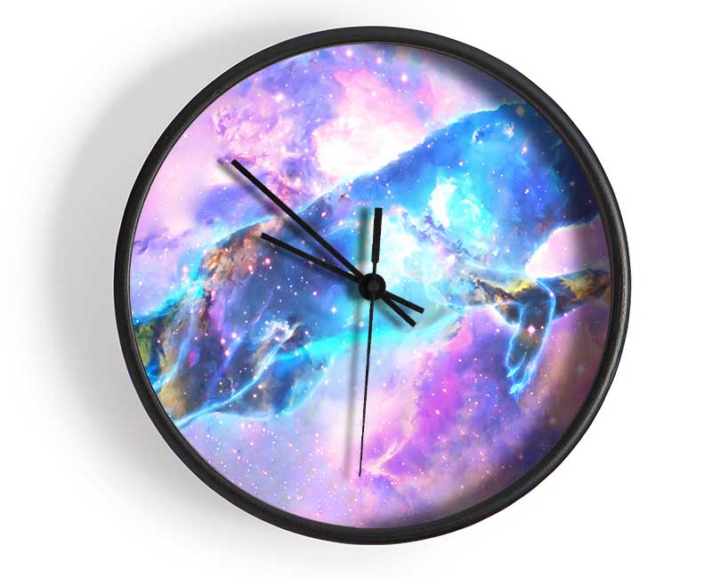 The Space Wolf Clock - Wallart-Direct UK