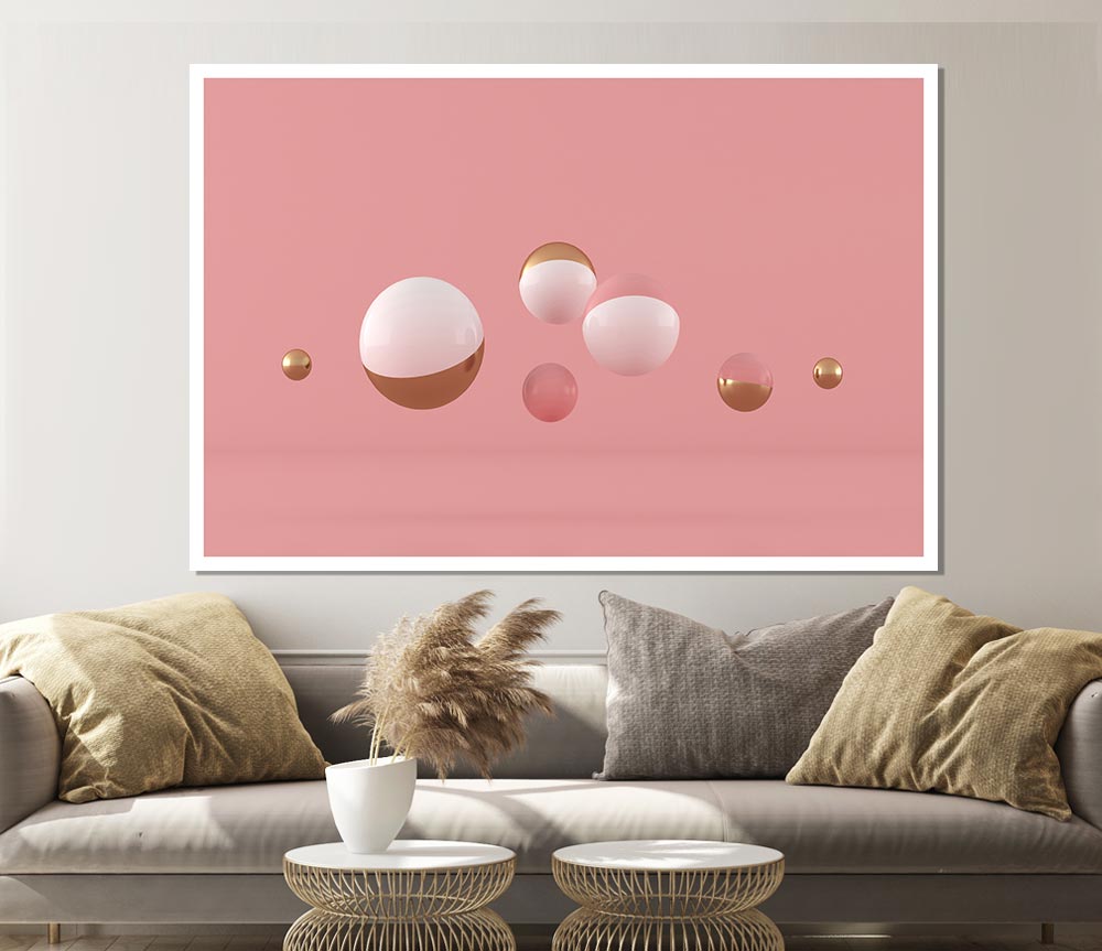 Bubbles Of Joy Print Poster Wall Art