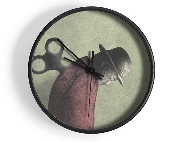 The Wind Up Man Clock - Wallart-Direct UK