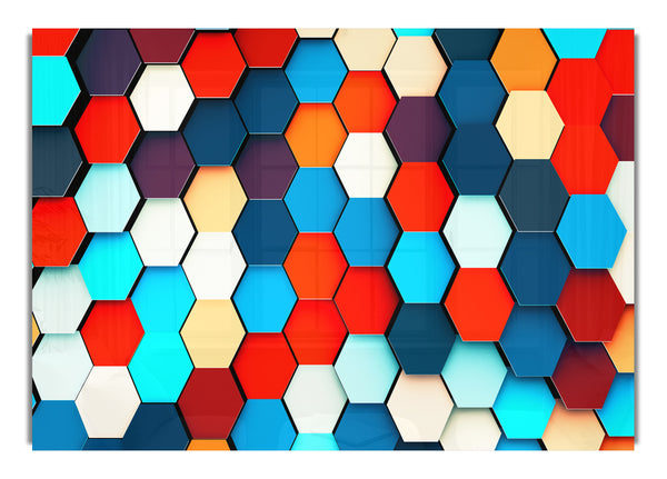 Honeycomb Pattern Grid