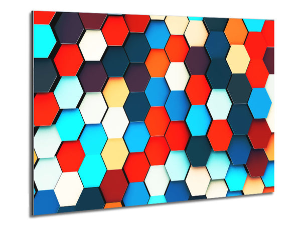 Honeycomb Pattern Grid