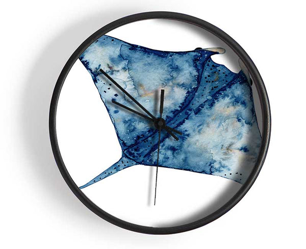 The Mantaray Clock - Wallart-Direct UK