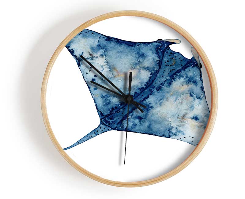 The Mantaray Clock - Wallart-Direct UK