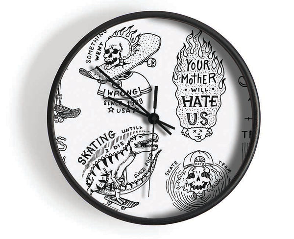 The Skate Shop Clock - Wallart-Direct UK