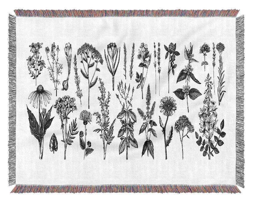 The Small Plant Collection 2 Woven Blanket