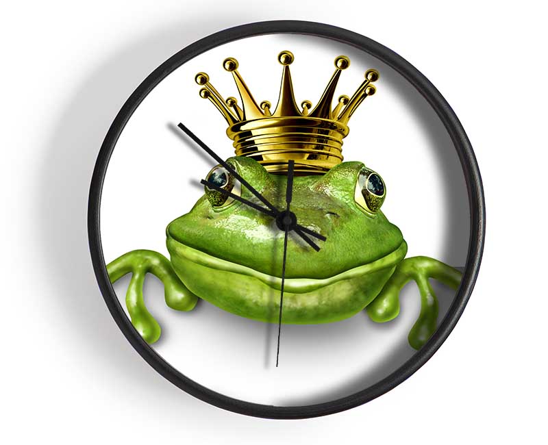 The King Frog Clock - Wallart-Direct UK