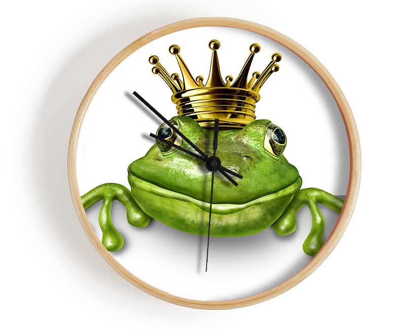 The King Frog Clock - Wallart-Direct UK