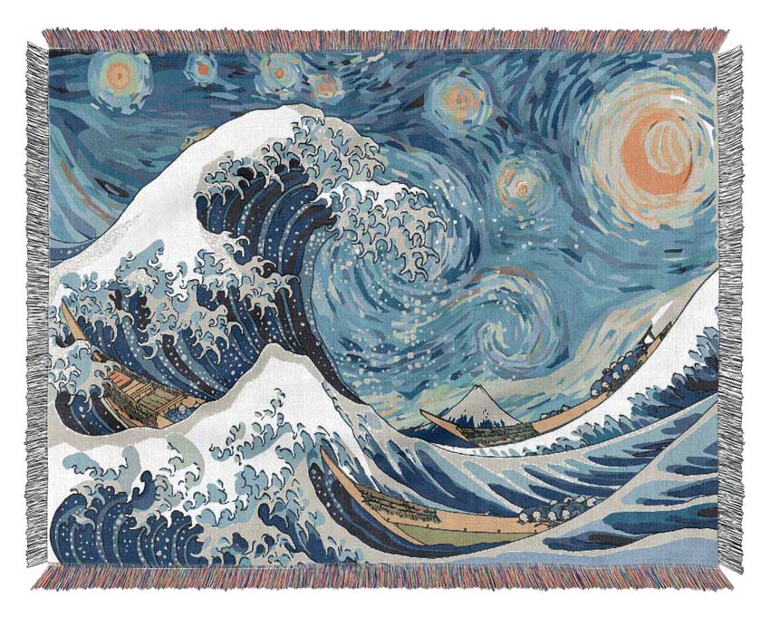 The Classic Art Mashup Woven Blanket