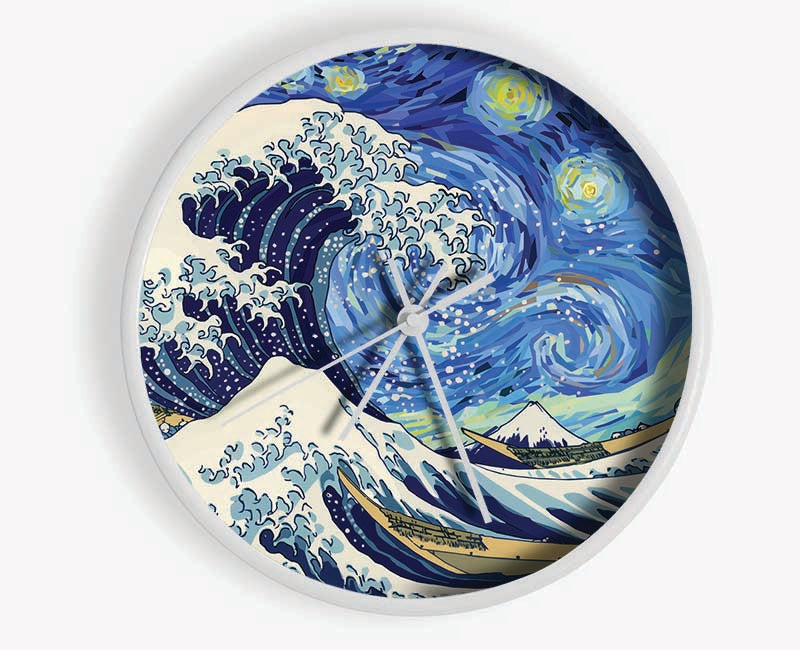 The Classic Art Mashup Clock - Wallart-Direct UK