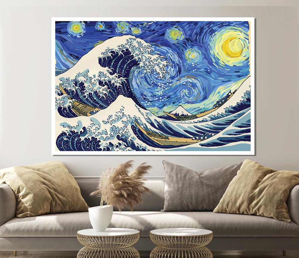 The Classic Art Mashup Print Poster Wall Art