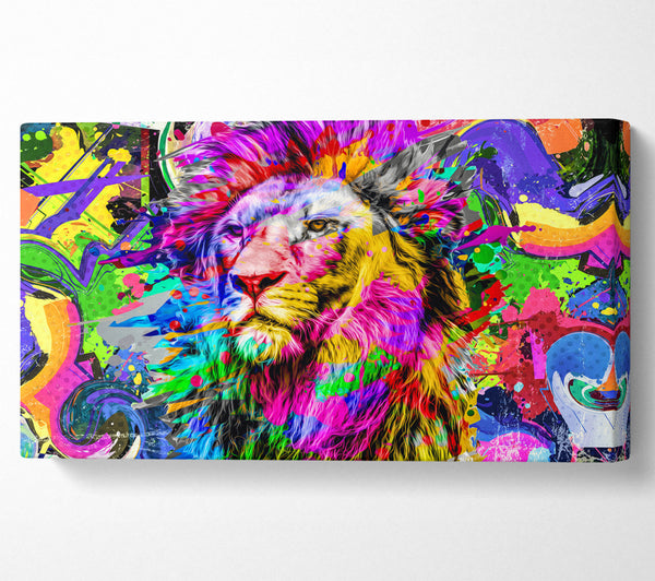 Rainbow Vivid Lion