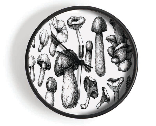 The Toadstool Collection Clock - Wallart-Direct UK