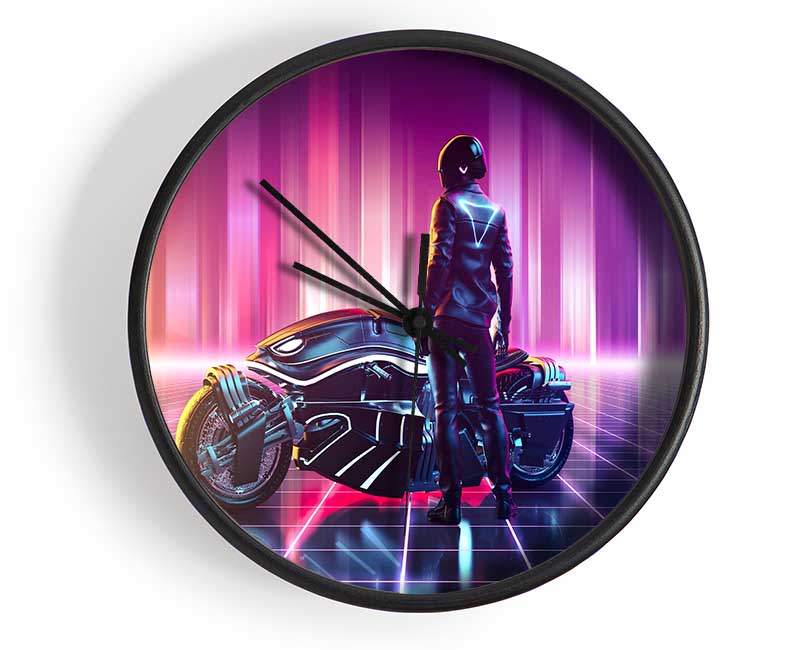 Ready To Get On The Bike Clock - Wallart-Direct UK