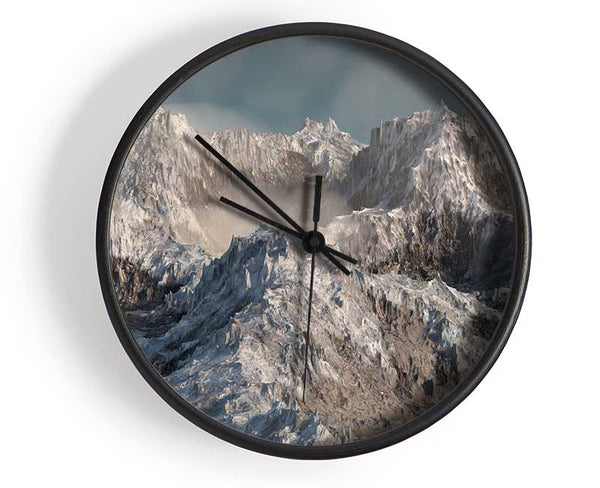 The Snowy Cliffs Of Mordor Clock - Wallart-Direct UK