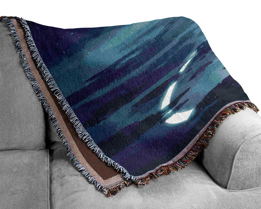 Adventure Waits In The Cosmos Woven Blanket