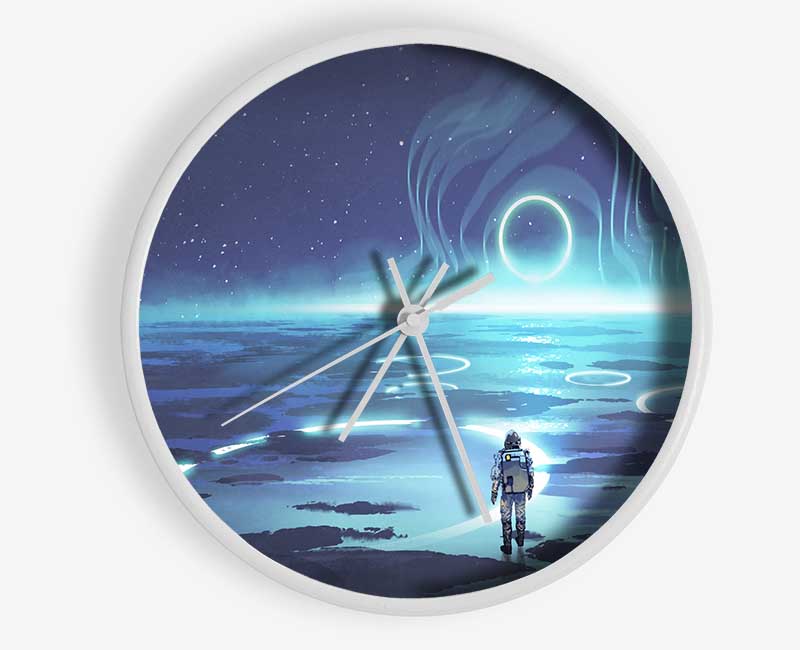 Adventure Waits In The Cosmos Clock - Wallart-Direct UK