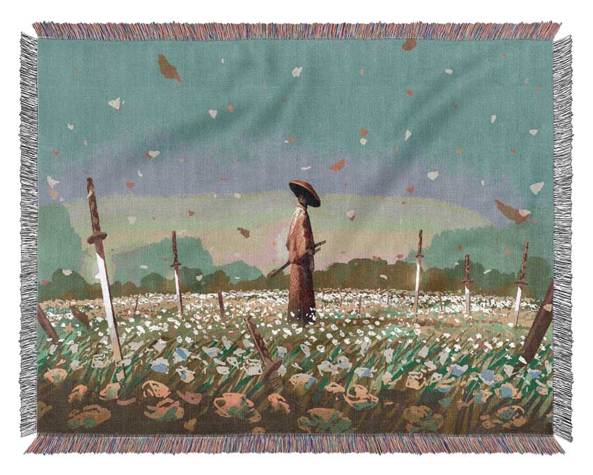 The Last Warrior Woven Blanket