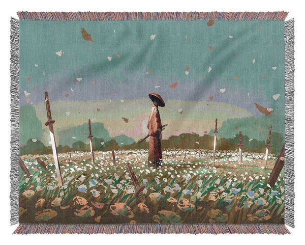 The Last Warrior Woven Blanket