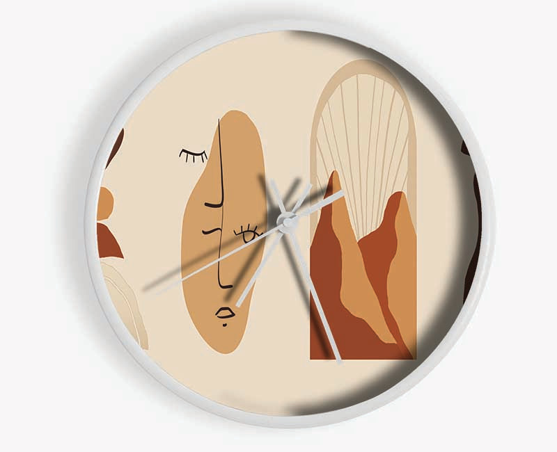 The Modern Decor Shapes 2 Clock - Wallart-Direct UK