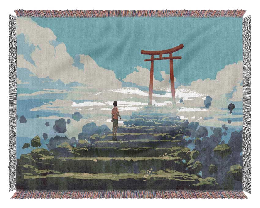 The Sky Temple Woven Blanket