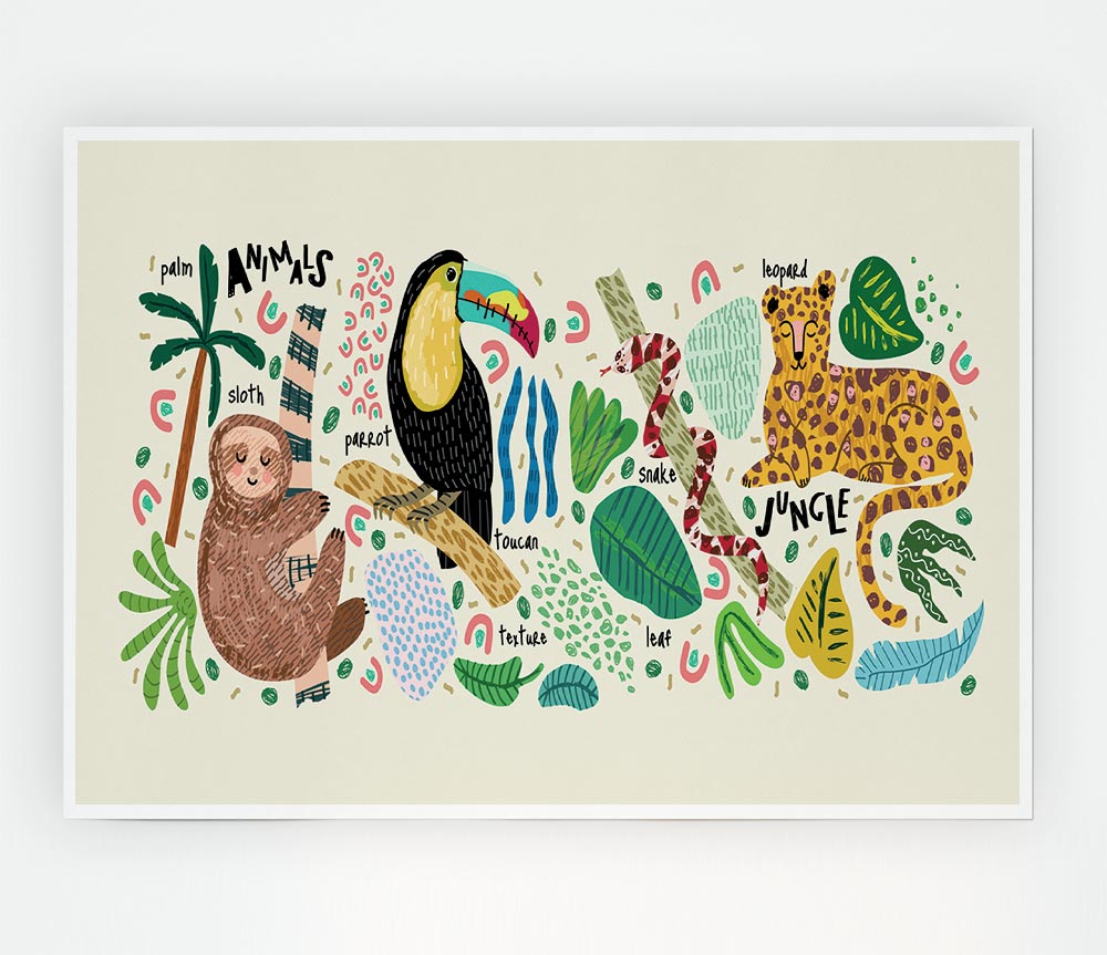 The Modern Animal Collection Print Poster Wall Art