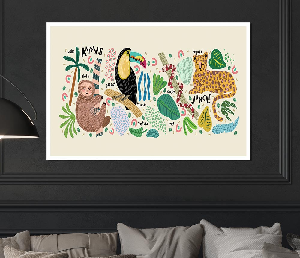 The Modern Animal Collection Print Poster Wall Art