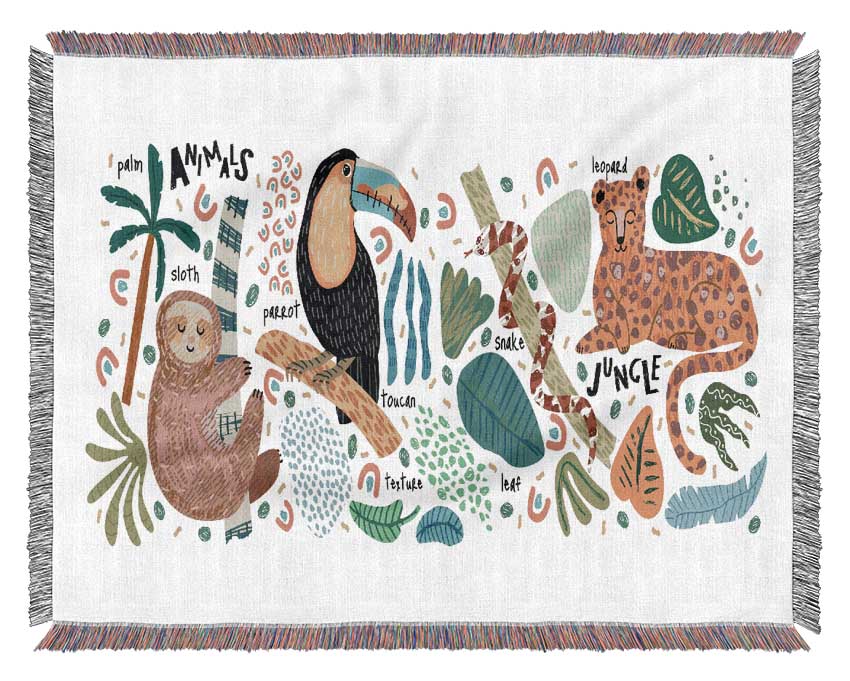 The Modern Animal Collection Woven Blanket