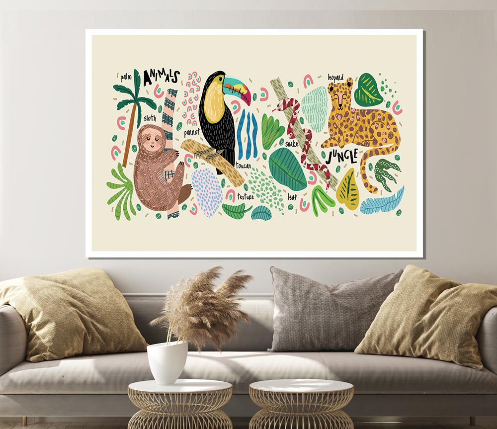 The Modern Animal Collection Print Poster Wall Art