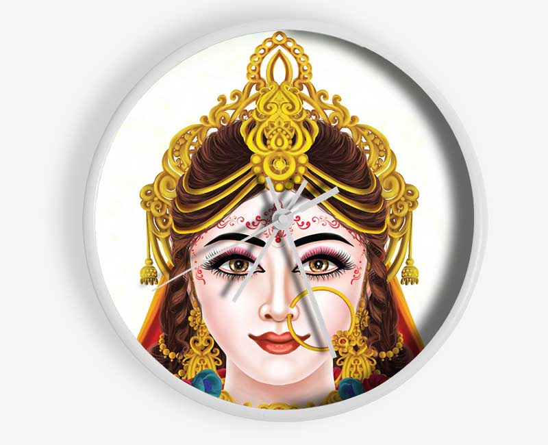 Indian Princess Clock - Wallart-Direct UK