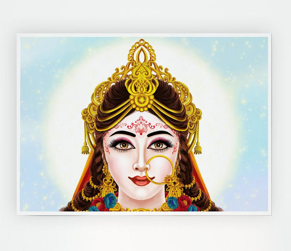 Indian Princess Print Poster Wall Art