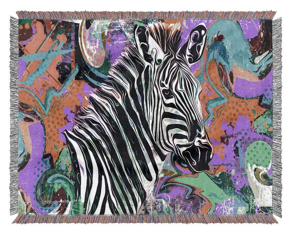 The Urban Zebra Woven Blanket