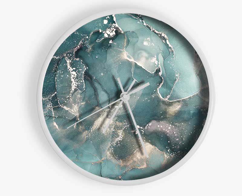 Insane Blue Depths Clock - Wallart-Direct UK