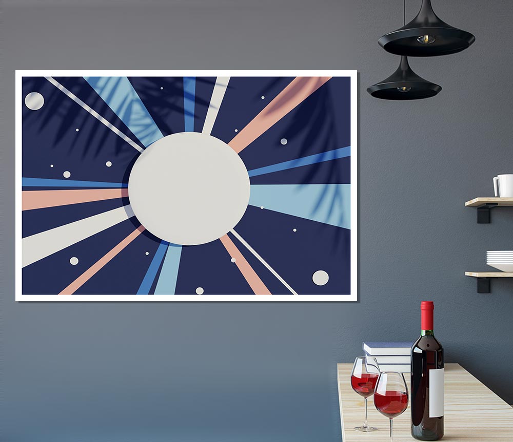 The Sun In Space Print Poster Wall Art