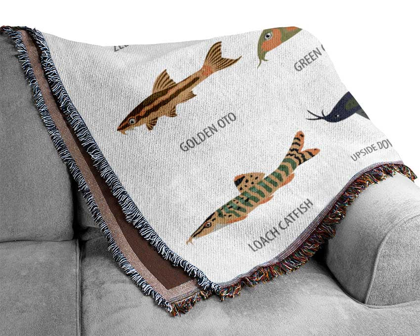 Catfish Chart Woven Blanket