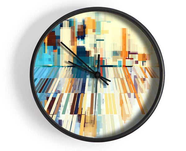 The Abstract Living Room Clock - Wallart-Direct UK