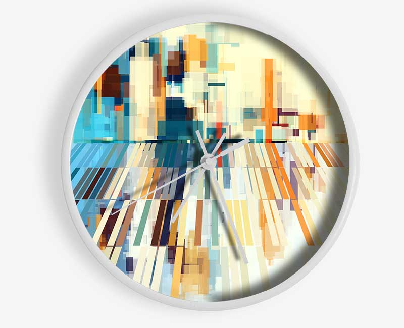 The Abstract Living Room Clock - Wallart-Direct UK