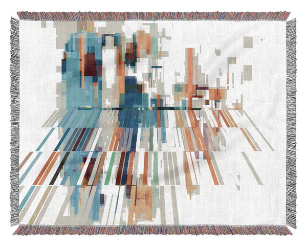 The Abstract Living Room Woven Blanket