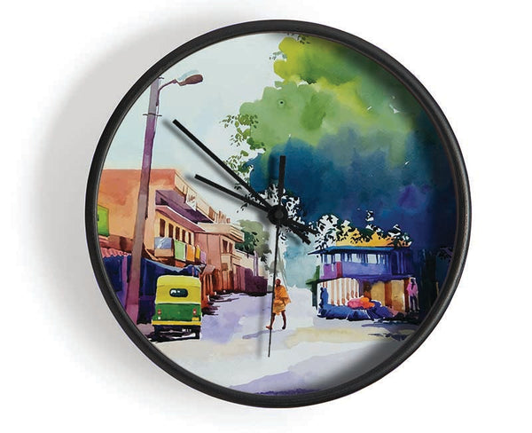 The Little Quiet Village Clock - Wallart-Direct UK