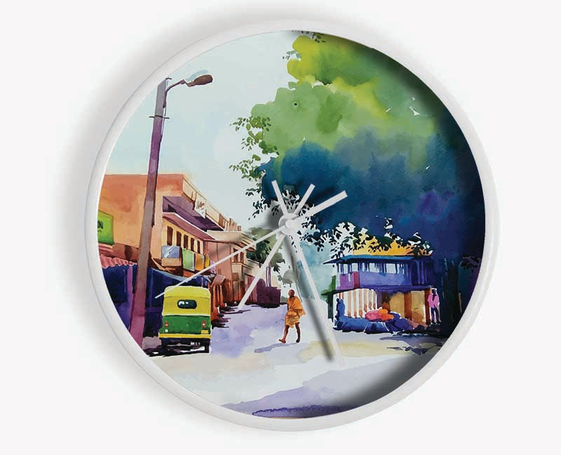 The Little Quiet Village Clock - Wallart-Direct UK