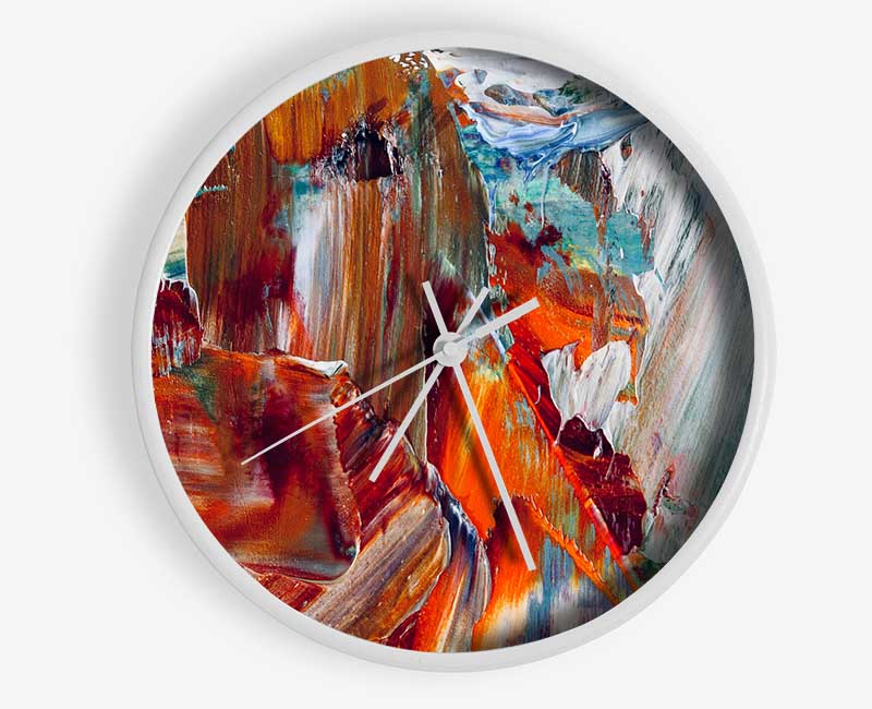 The Swipes Of The Paint Brush Clock - Wallart-Direct UK