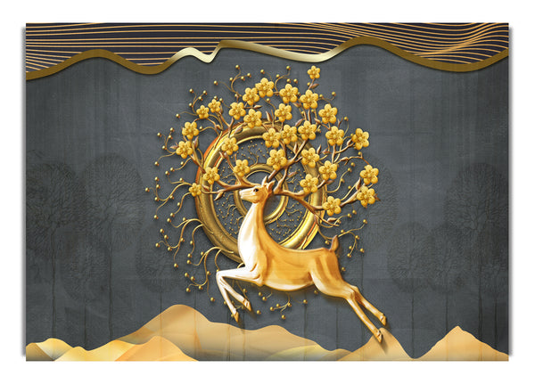 The Gold Flower Stag Tree