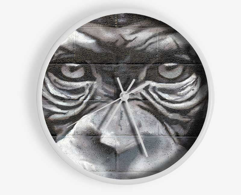 The Chimp Eyes Clock - Wallart-Direct UK