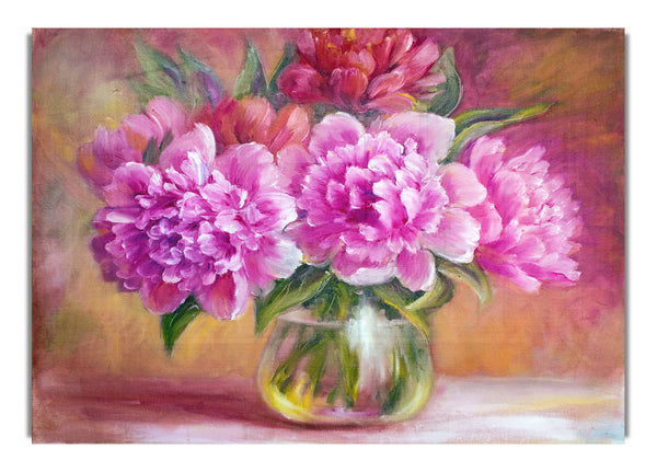 The Pink Blossom Vase Of Flowers Beauty