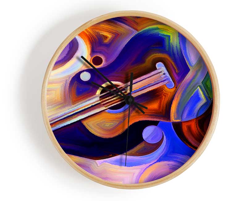 The Ukulele Dream Clock - Wallart-Direct UK